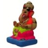 Kamal Aasan Eco Friendly Ganesha Idol Made of Clay Shadu Mati 7 Inches