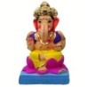 Kamal Aasan Eco Friendly Ganesha Idol Made of Clay Shadu Mati 6 Inches