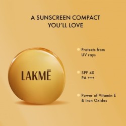 Lakmé Sun Expert Ultra Matte SPF 40 PA+++ Compact, Non Greasy Non