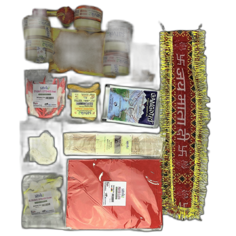 Satvik Pooja Samagri Combo Pack for Your Daily Pooja Needs (Pooja Kit)
