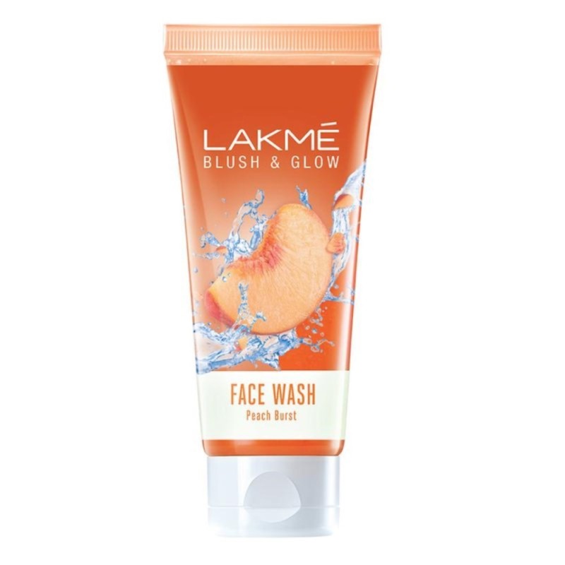 Lakme Blush & Glow Face Wash, (Peach Burst) 100g