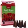 Tulasi Red Rose Incense Cones, Pack of 4 ( in ) 1 Pack