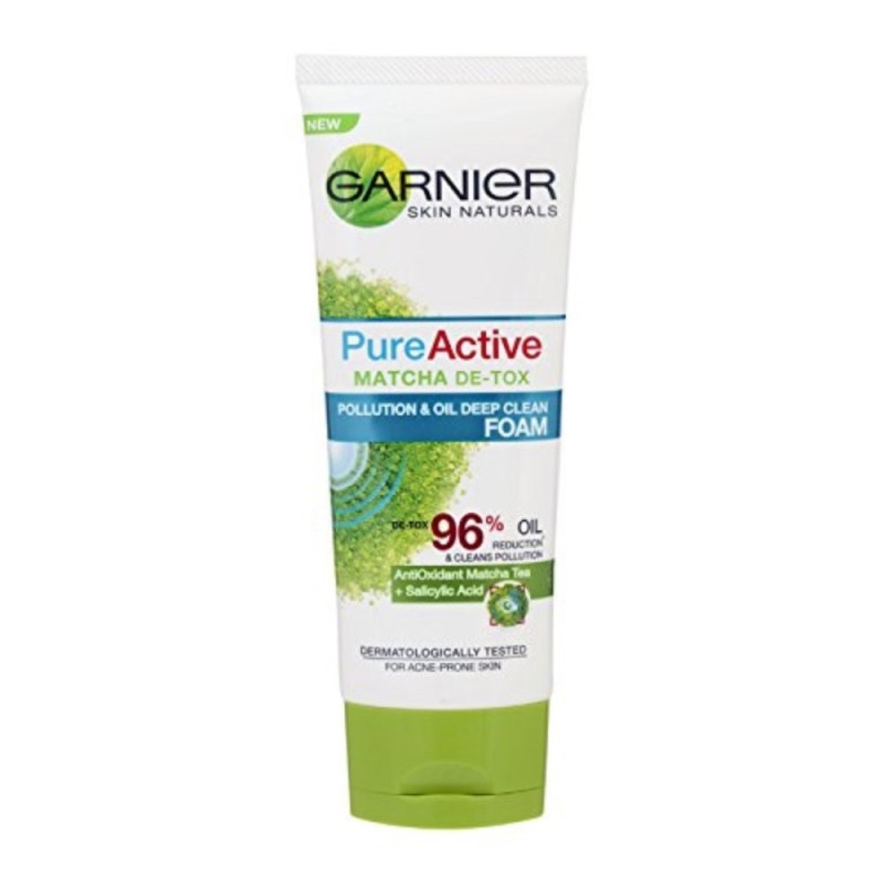 Skin Naturals Pure Active Matcha Deep Clean Dirt & Oil Control Foam