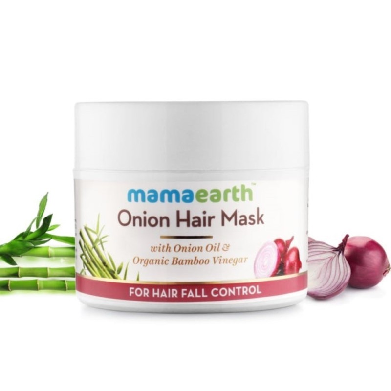 Mamaearth Onion Hair Mask, with Onion Oil & Organic Bamboo Vinegar