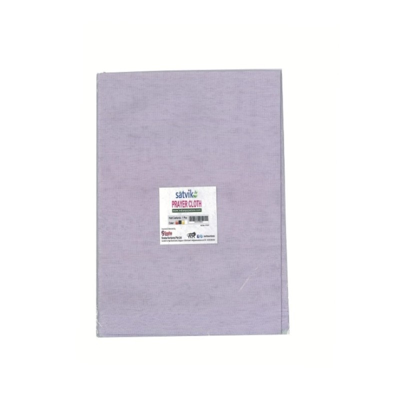 Satvik Prayer, Puja Cloth (White Color), 0.8 Meter