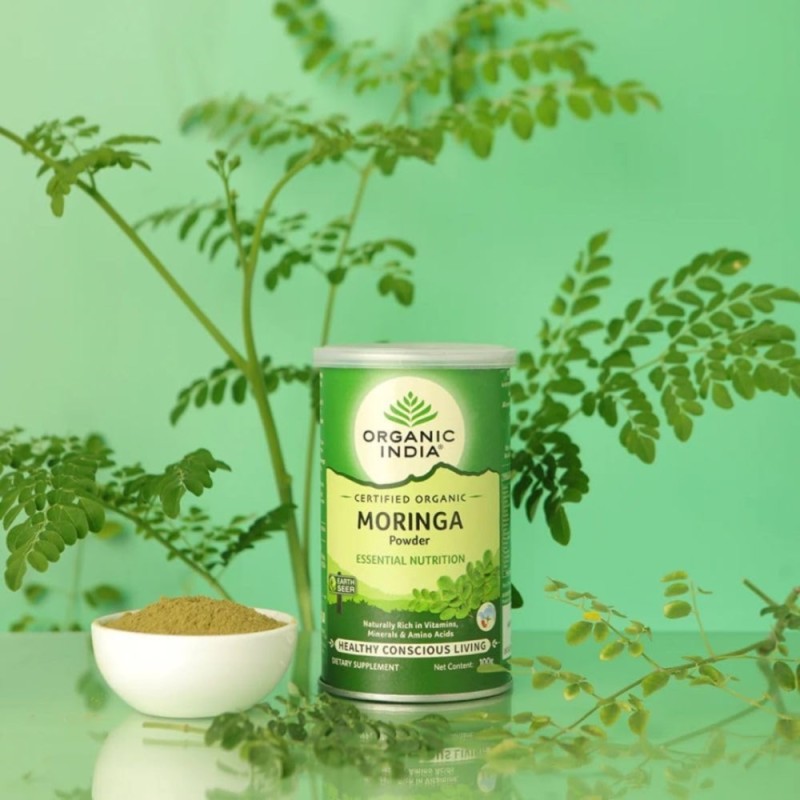 Organic India Moringa Powder Essential Nutrition 100g