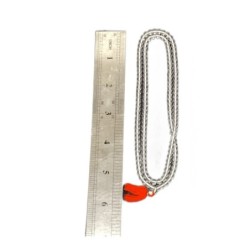 Satvik Crystal Mala (White), 108 Beads for Prayer, Rosary Japmala