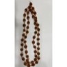 Satvik Gold Plated Rudraksh Mala, for Neck Wearing, Prayer, Rosary