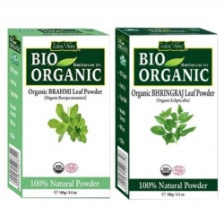 Indus Valley Bio Organic Combo Pack of Brahmi Powder & Bhringraj