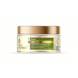 Khadi Organique Liquorice & Green Tea Day Cream - Protects Skin