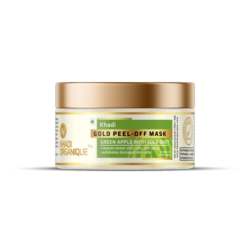 Khadi Organique Green Apple with Gold Dust Gold Peel Off Mask