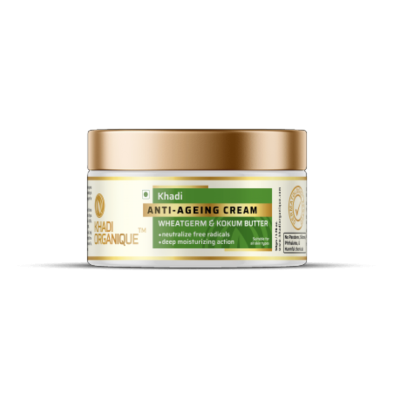 Khadi Organique Wheat Germ & Kokum Butter Anti-Ageing Cream