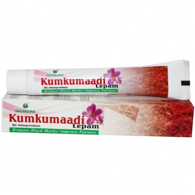 Nagarjuna Kumkumaadi Lepam - Removes Black Marks, Improves Fairness
