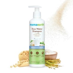 Mamaearth Rice Water Shampoo with Rice Water & Keratin, for Damage