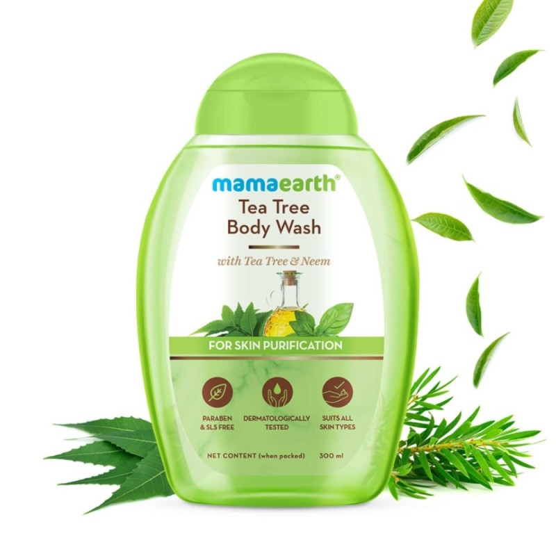 Mamaearth Tea Tree Body Wash with Tea Tree & Neem, for Skin
