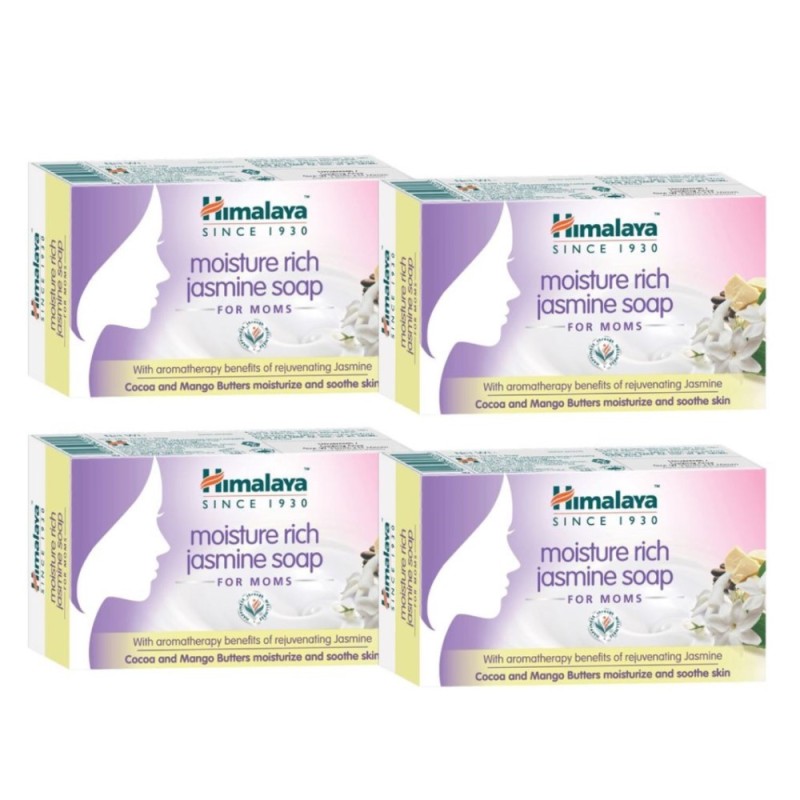 Himalaya Moisture Rich Jasmine Soap for Moms, Each, with Aromatherapy