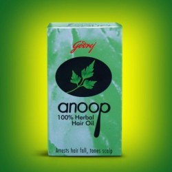 Godrej Anoop 100% Ayurvedic Anti-Hairfall Oil - Arrests Hair Fall
