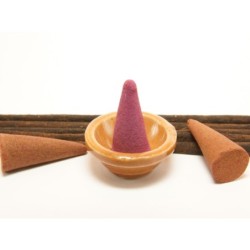 Satvik Lavender Incense Cones for Puja and Prayer 200g