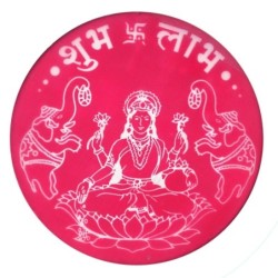 Satvik Multicolour Plastic Rangoli Stencil for Diwali Home/floor