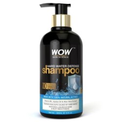 Wow Skin Science Hard Water Defense Shampoo - with Vitamin B5, Jojoba