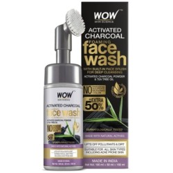 Wow Skin Science Activated Charcoal Foaming Face Wash
