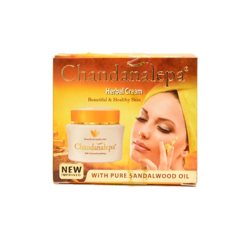 Chandanalepa Herbal Cream - with Pure Sandalwood Oil, for Beautiful