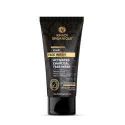 Khadi Organique Activated Charcoal Face Wash - Detoxifies the Skin