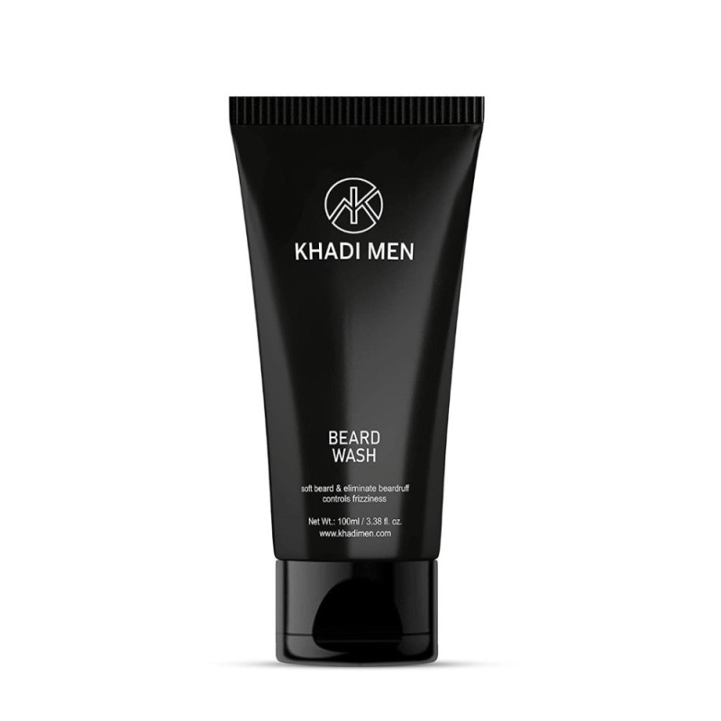 Khadi Men Beard Wash - Soft Beard, Eliminates Beardruff, Controls