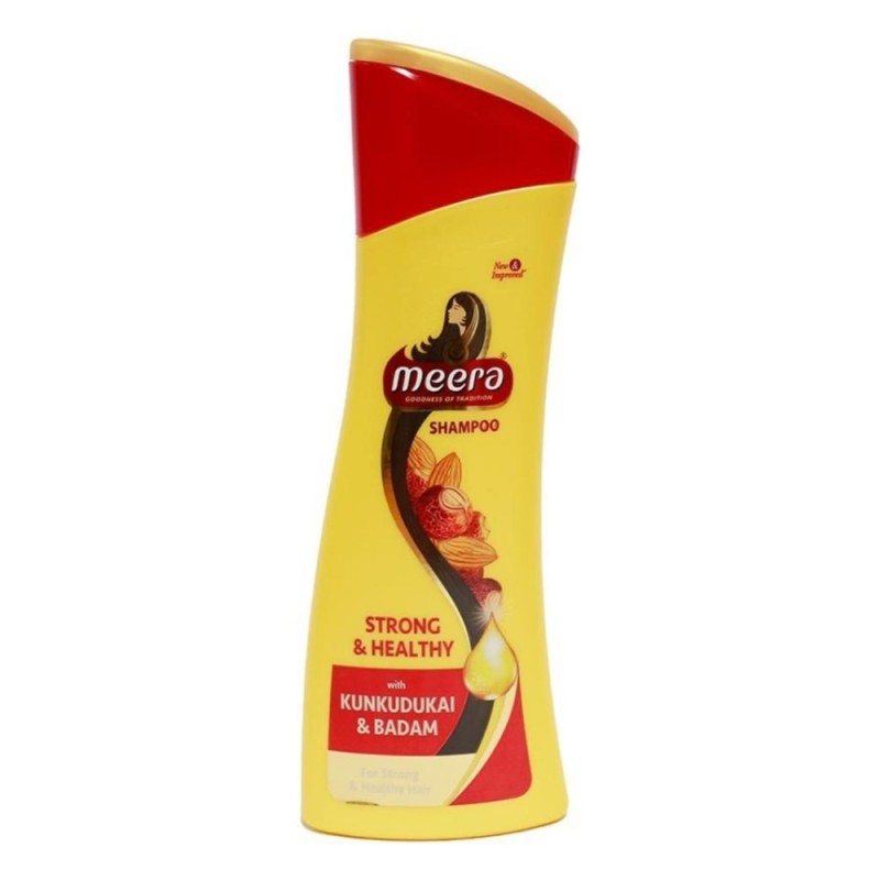 Meera Strong &Amp; Healthy Shampoo - with Kunkudukai &Amp; Badam