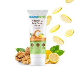 Mamaearth Vitamin C Face Scrub with Vitamin C & Walnut, for Skin