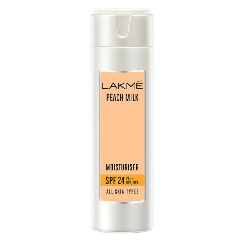 Lakme Peach Milk Moisturizer with SPF 24 PA++ Uva, Uvb, for All Skin
