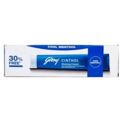 Godrej Cinthol Cool Menthol Shaving Cream, +, with Aloe Vera