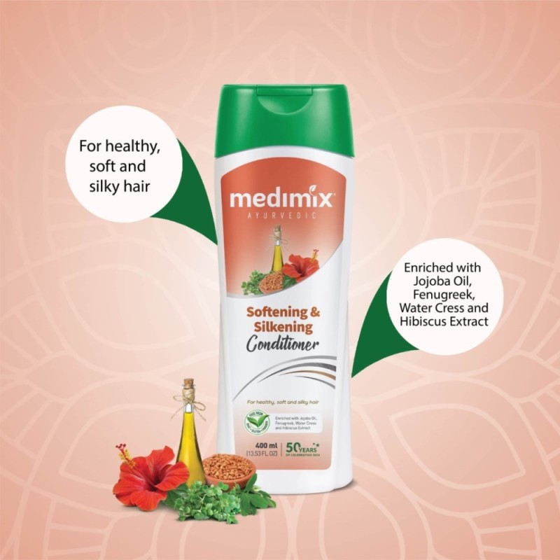 Medimix Ayurvedic Softening & Silkening Conditioner - for Healthy