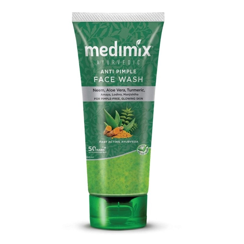 Medimix Ayurvedic Anti Pimple Face Wash - with Neem, Aloe Vera