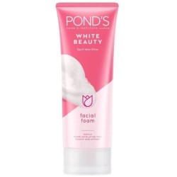Pond's White Beauty Facial Foam, Spot-Less Glow, Micro-Exfoliating