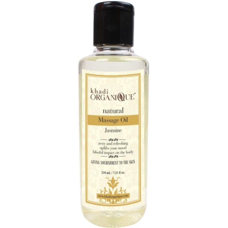 Khadi Organique Natural Jasmine Massage Oil - Gives Nourishment