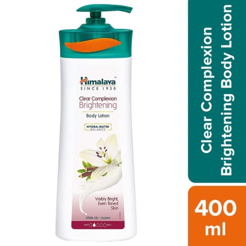 Himalaya Clear Complexion Brightening Body Lotion, Hydra-Nutri