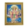 Satvik Panchmukhi Lord Hanuman Designer Wooden Photo Frame for Pooja