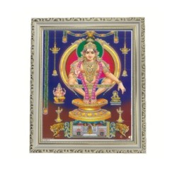 Satvik Lord Ayyappa Swamy, Lord Ayyappan Designer Wooden Photo Frame