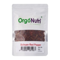 Orgonutri Whole Sichuan Red Peppercorn, Chinese Pepper, Sì Chuān Hóng