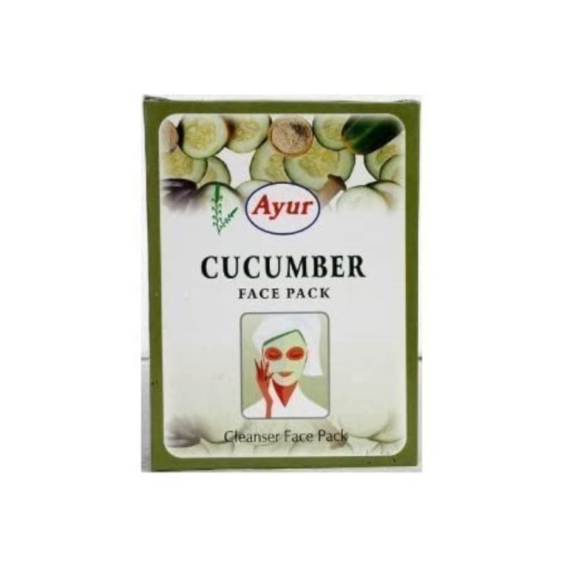 Ayur Herbals Cucumber Face Pack, Natural Cleanser Face Pack 100g