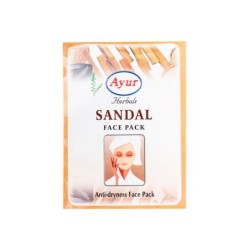 Ayur Herbals Sandal Face Pack, for Dry & Dull Skin 100g