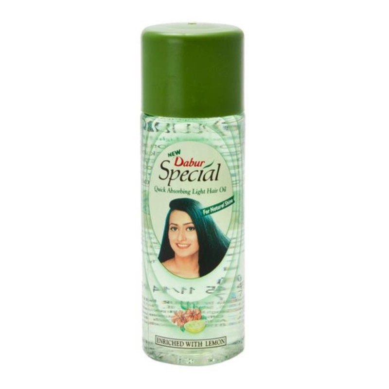 Dabur Special Quick Absorbing Light Hair Oil - Enriched with Lemon