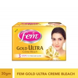 Fem Gold Creme Bleach, Special Golden Glow with 24K Gold Dust
