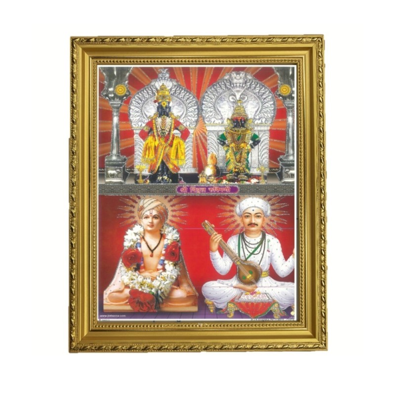 Satvik Shri Vitthal Rukmini with Sant Dnyaneshwar & Sant Tukaram