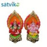 Pair of Goddess Lakshmi and Lord Ganesh Murti for Diwali Pooja
