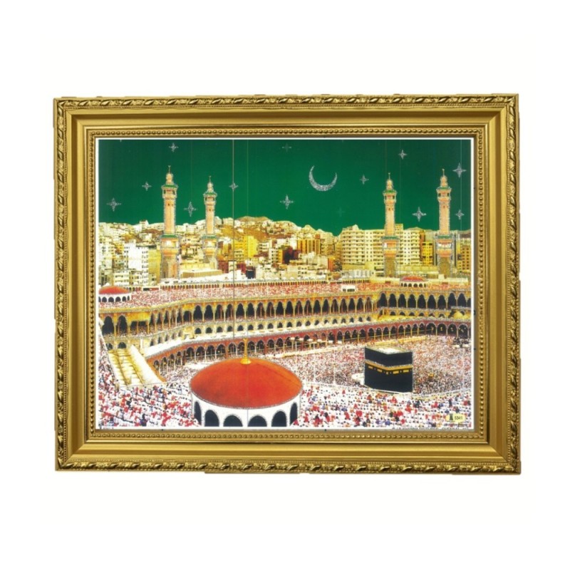 Satvik Hajj the Holiest City Designer Wooden Photo Frame