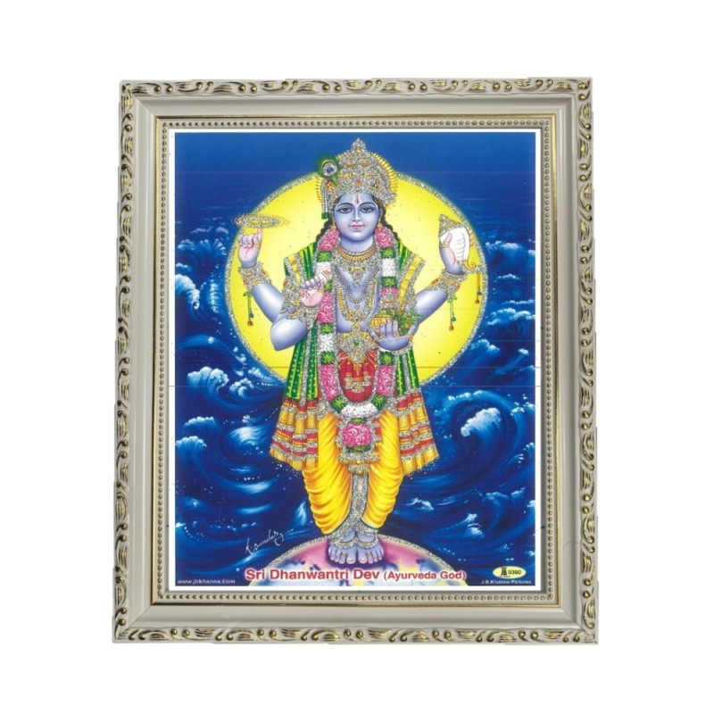 Satvik (New) Sri Dhanvantri Dev, God of Health and Ayurveda Designer