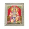 Satvik Lord Hanumanji Designer Wooden White Photo Frame