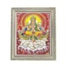 Satvik God Surya Dev, Sun God Designer Wooden White Photo Frame